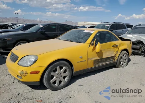 1999 Mercedes-Benz Slk 230 Kompressor из США, поврежденный, VIN WDBKK47F4XF130728